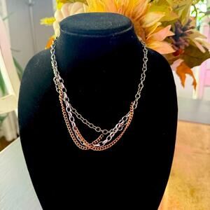 Sabika Multi Chain Chainlink Necklace